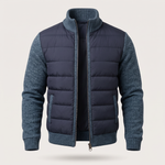 Men’s Hybrid Puffer Jacket with Knit Sleeves — view 3