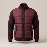Men’s Hybrid Puffer Jacket with Knit Sleeves — view 4