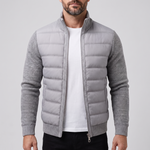 Men’s Hybrid Puffer Jacket with Knit Sleeves — view 6