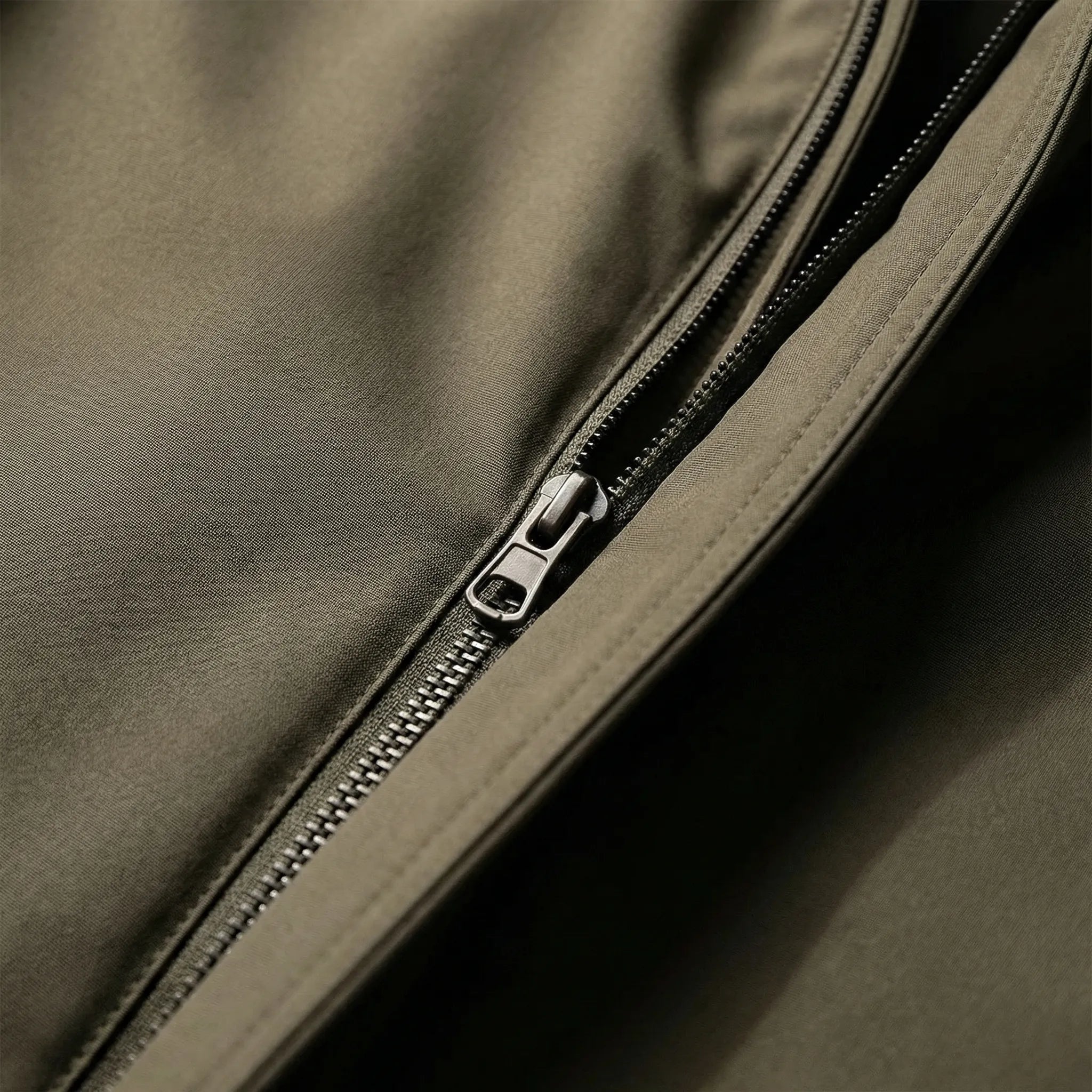 Men’s Hooded Coat with Concealed Front Closure — view 5