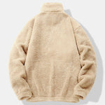 Men’s Teddy Fleece Quarter-Zip Sweatshirt with Kangaroo Pocket — view 7