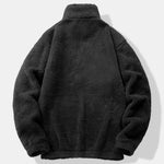 Men’s Teddy Fleece Quarter-Zip Sweatshirt with Kangaroo Pocket — view 8
