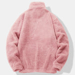 Men’s Teddy Fleece Quarter-Zip Sweatshirt with Kangaroo Pocket — view 9