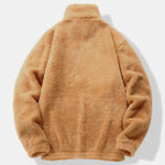 Men’s Teddy Fleece Quarter-Zip Sweatshirt with Kangaroo Pocket — view 10