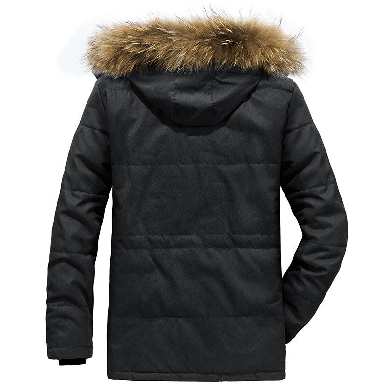 Men’s Utility Parka with Teddy Fleece Lining and Detachable Hood — view 6