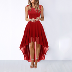 Women’s Sleeveless High-Low Evening Dress — view 3
