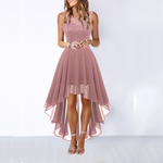 Women’s Sleeveless High-Low Evening Dress — view 4