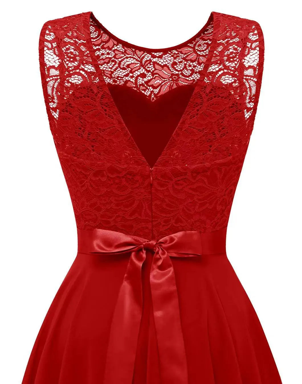 Women’s Sleeveless High-Low Evening Dress — view 10