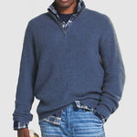 Men’s Slim-Fit Cashmere Half-Zip Sweater — view 2