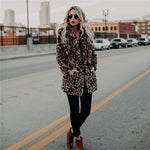 Women's Leopard Print Hooded Coat — view 2