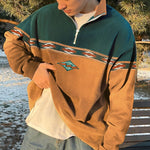 High-Collar Half-Zip Pullover — view 1