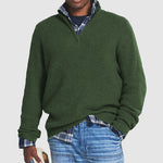 Men’s Ribbed Quarter-Zip Sweater — view 5