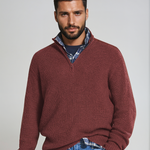 Men’s Long Quarter-Zip Sweater — view 1