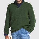 Men’s Long Quarter-Zip Sweater — view 4