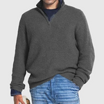 Men’s Long Quarter-Zip Sweater — view 5