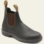 Men’s Vegan Leather Chelsea Boots with Elasticated Side Panels — view 1