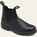 Men’s Vegan Leather Chelsea Boots with Elasticated Side Panels — view 2