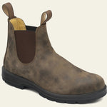 Men’s Vegan Leather Chelsea Boots with Elasticated Side Panels — view 3