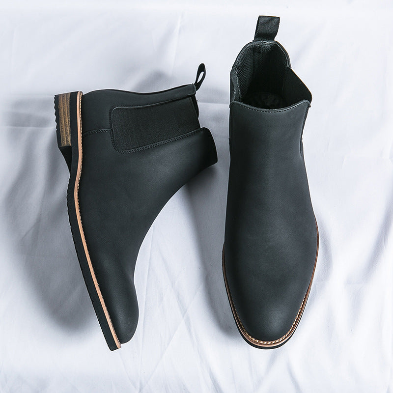 Men’s Chelsea Boots with Elasticated Side Panels — view 1