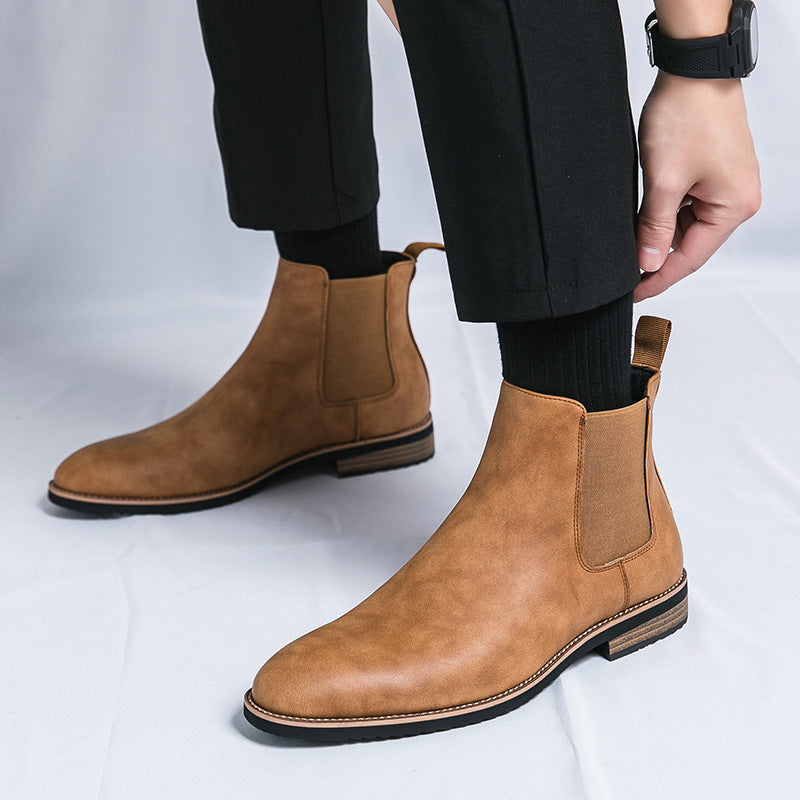 Men’s Chelsea Boots with Elasticated Side Panels — view 5